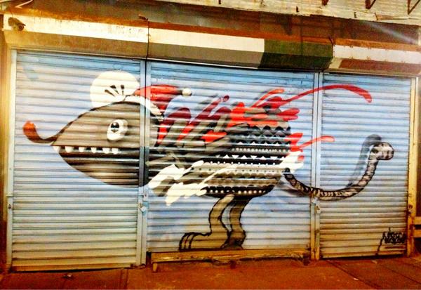 brkncmpss's tweet photo. Finished! @nosego #streetart #littleitaly http://t.co/h8f7prLI