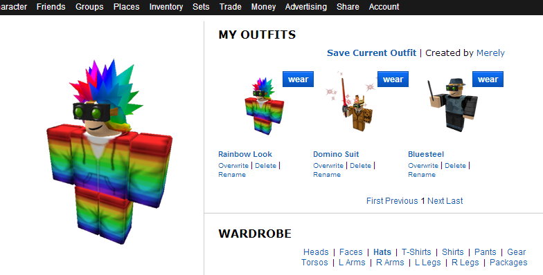 Merely on X: Announcing the ROBLOX Outfit Extension!    / X