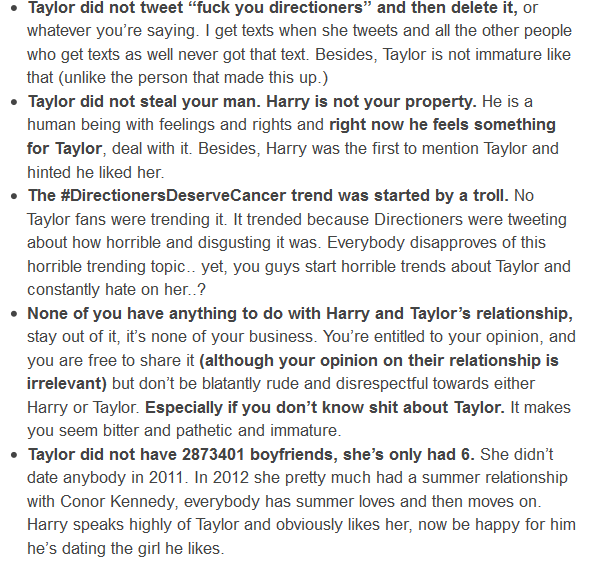 iLashtonific's tweet photo. I am a directioner but i'm also a swiftie and this is really true please read the truth http://t.co/BnCzlHrN