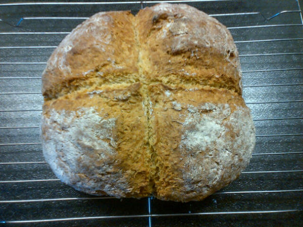 newwim's tweet photo. @lorrainepascale. Bake them something. I made a soda bread. Your recipe. :) http://t.co/VkXvVbXi