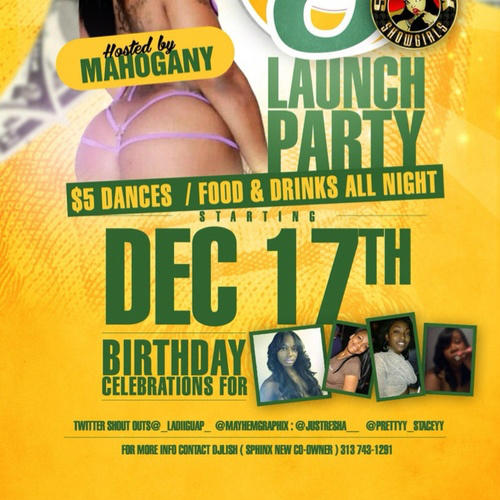 Racks_redbones's tweet image. @Kimmyy_Gibbler 2morrow @ Sphinx it's Our First $5 Mondays! $5 Entry,$5 Dances,$5 drinks,$5 food Specials