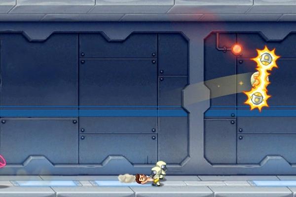 Hrycun's tweet photo. I just flew 922m in an action packed game of Jetpack Joyride on iPhone. Bam! http://t.co/JLaD3qdZ http://t.co/uPCxoPpX