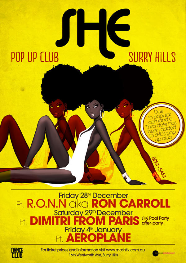 ExperienceEnt's tweet photo. #DimitriFromParis + @RonnCaroll playing at #SHEpopupclub this December x http://t.co/I5BXJbrI