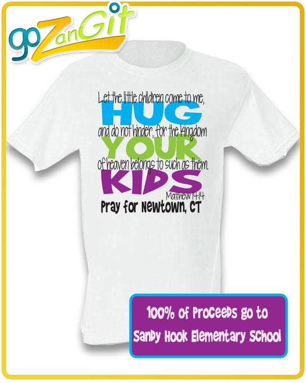 StickManTravels's tweet photo. please rt! HUG YOUR KIDS prayer shirt. 100% of proceeds go to Sandy Hook
http://t.co/hJ1Cz7Op http://t.co/7e7JXvVH