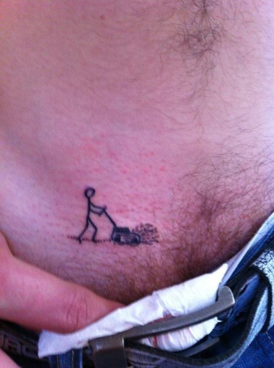 Marc On Twitter My Mates Tattoo The Lawn Mower Man Just Above