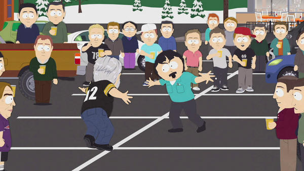 SouthPark's tweet image. "What makes you the BRO-THORITY, BRO?!" #Randy #SouthPark #BroDown