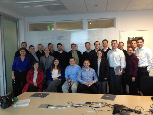 MBA study trip at Slide Rocket!