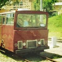 No it's not 1952...it was today..ride tram from #MosselBay to #hartenbos and back #adventure #40min R20 1Way