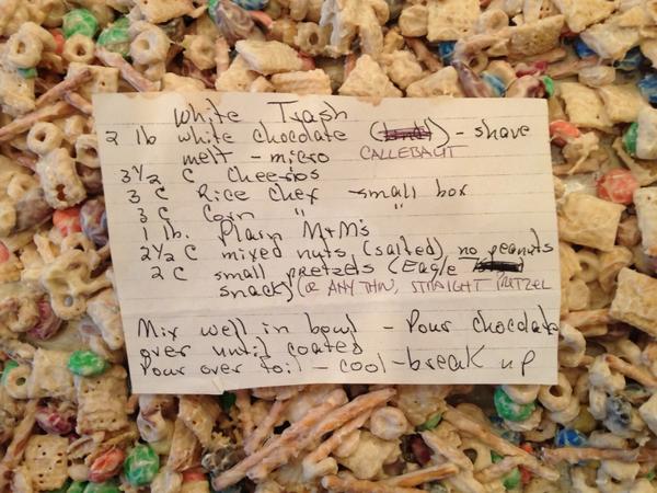 altonbrown's tweet photo. Compliments of my mom: the most dangerous Christmas candy the world has ever known. Don't eat this! http://t.co/2hugFcDO