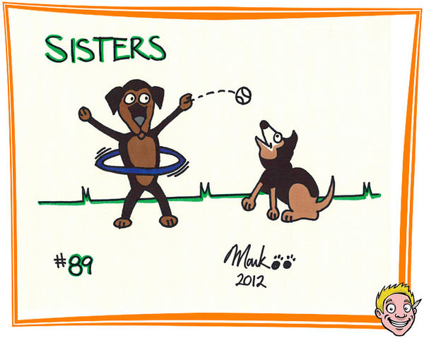 MarkPaws's tweet image. Pet Drawing Number 89: Stephanie wanted Zolita (pitbull, golden retreiver cross) with a hula... markpaws.com/petdrawings/de…