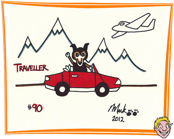 MarkPaws's tweet image. Pet Drawing Number 90: Stephanie wanted Mighty (a sheltie cross) in a convertible car with... markpaws.com/petdrawings/de…
