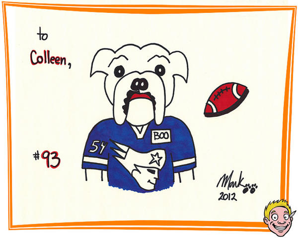 MarkPaws's tweet image. Pet Drawing Number 93: Colleen wanted her English Bulldog (Boo), all white (pictures sent via... markpaws.com/petdrawings/de…