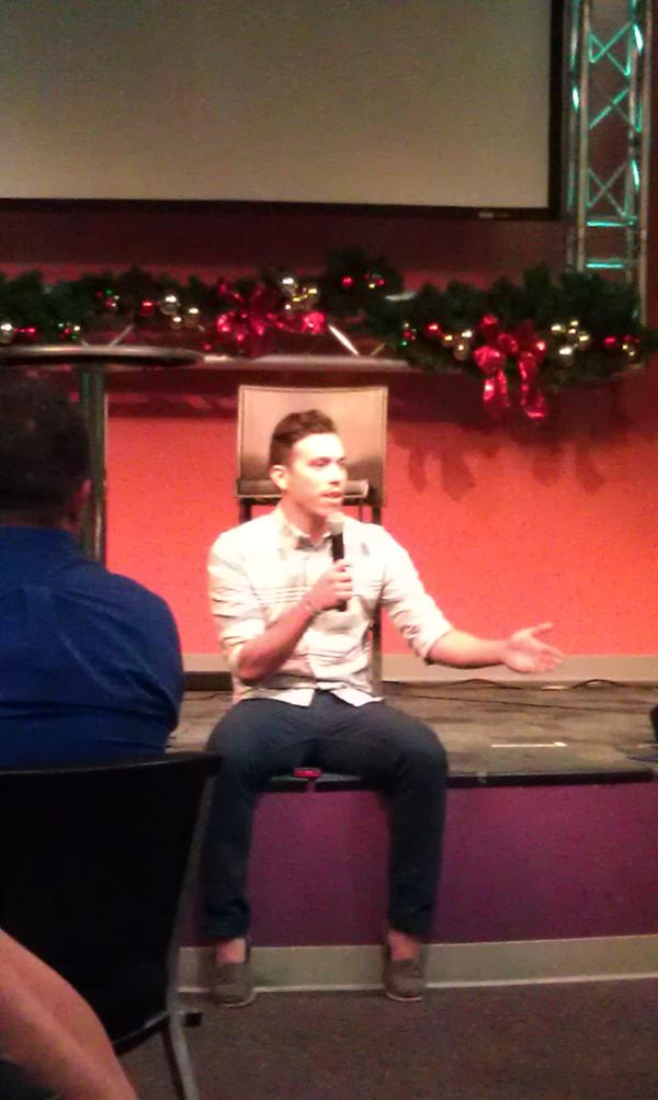 Love hearing  @luisquintero214 cast vision to our NLC worship family!! He has such a servants heart. #GenuineLeadership