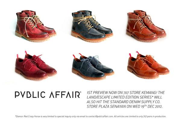 New collection land/escape f/w 2012 first preview in 707 Kemang..