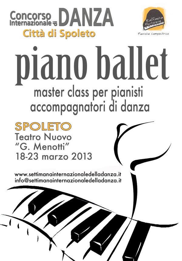 SandroBicci's tweet photo. Grande opportunità per tutti i pianisti accompagnatori di danza durante il @sidspoleto con @ComunediSpoleto http://t.co/OoW7AZ60