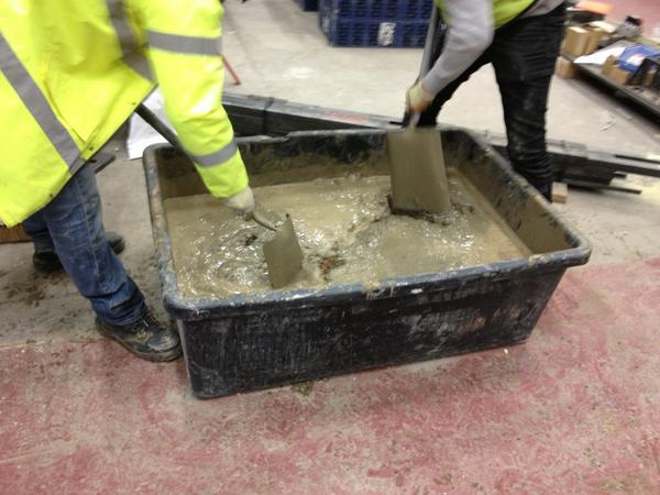 UoSCivilEng's tweet photo. The concrete is nearly ready to be poured #labs #UoS http://t.co/sAa6e398