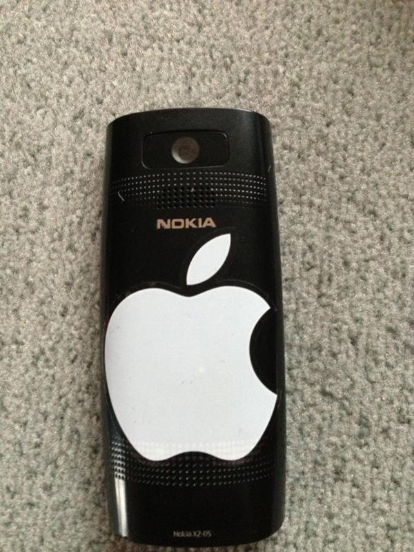 Vater sein selbst gebautes #I Phone