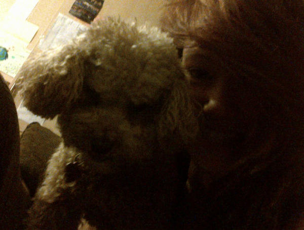 EllaReanne's tweet image. With my best friend watching bourne havin a smoke you know how it is #adogisforlifenotjustforchristmas #exceptthisone