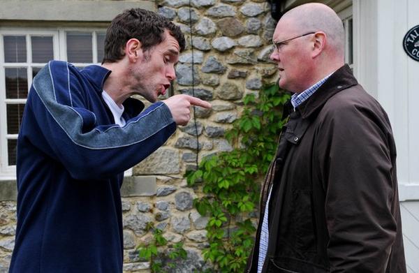 Beaumontracing's tweet image. haha! “@RicMcLaughlin: Marlon loses the rag with @stevebehr in Emmerdale... #notprofessional http://t.co/ne7ihtcC”