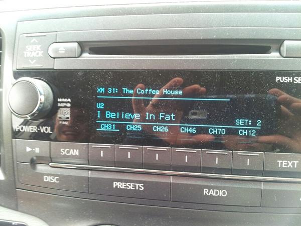 TerryMacMusic's tweet photo. U2 have taken a new less healthy direction apparently.. http://t.co/OLXZ3Gj5
