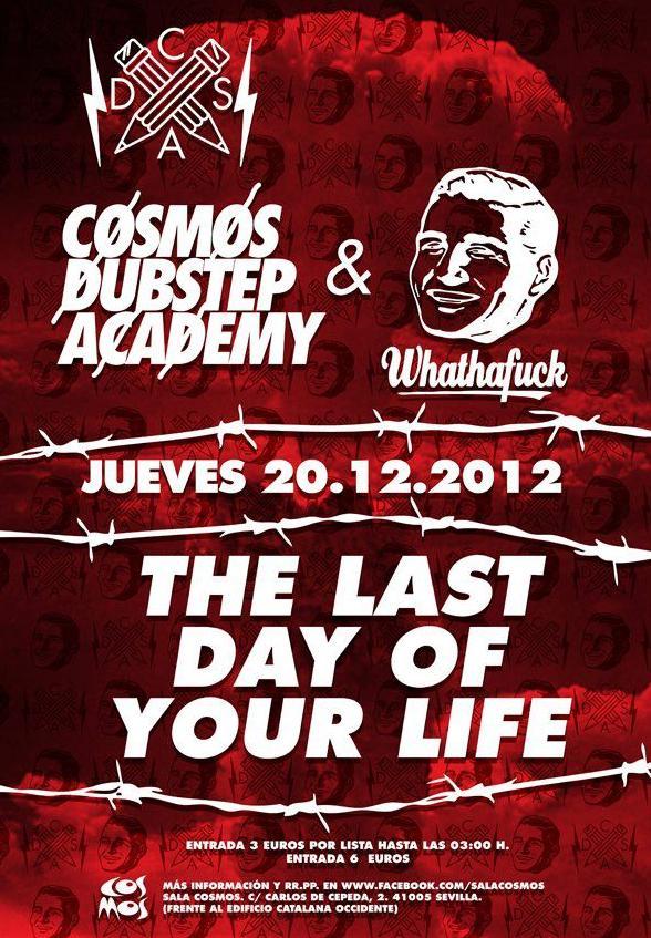 JUEVES ----> WHATHAFUCK @ Sala Cosmos
Entrada en lista 3€ hasta las 3:00!