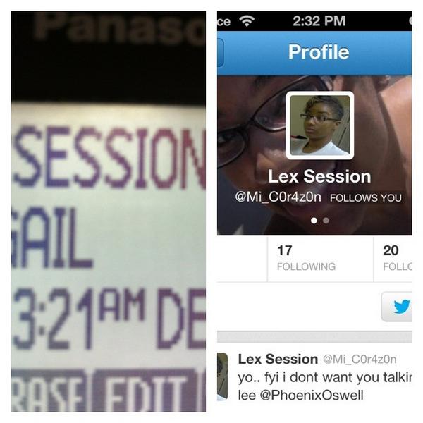 TheSagePhoenix's tweet image. @Mi_C0r4z0n #1this is the residence "aleayah"been calling from since last week. #2 yall have the same typing sequence