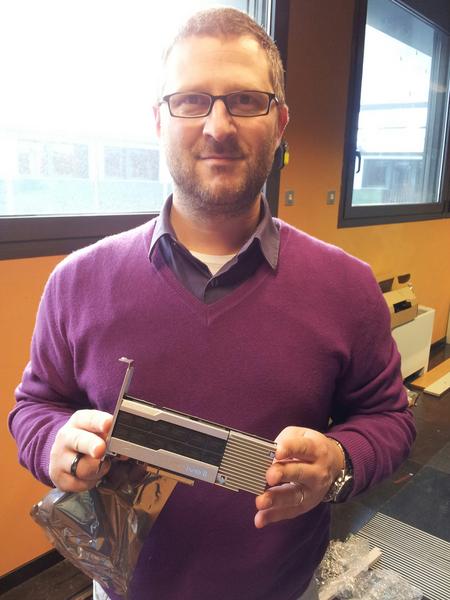 paolomotta75's tweet image. 1.2 TB in my hands!!!  #fusionio #iodrive2