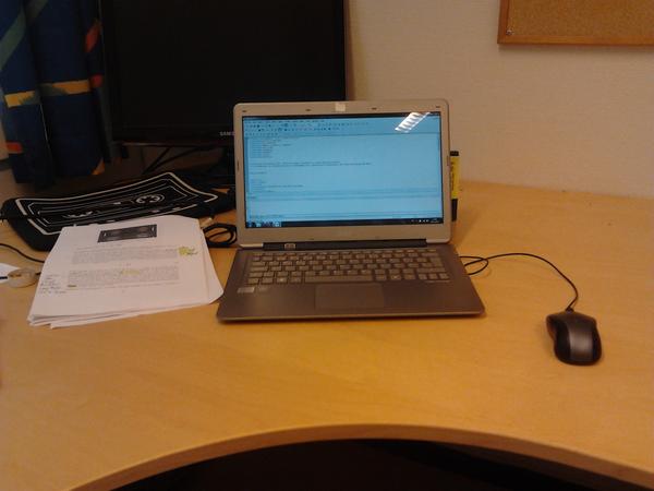 martinjust's tweet photo. Siste dag i LaTeX command center for sesongen. http://t.co/Oznx6Uzw