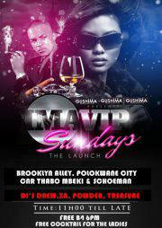 GUSHIMA VIP SUNDAYS 23rd DECEMBER :VENUE : BROOKLYN ALLY,
POLOKWANE @11AM TILL 2AM
 
FREE BEFORE 18H00