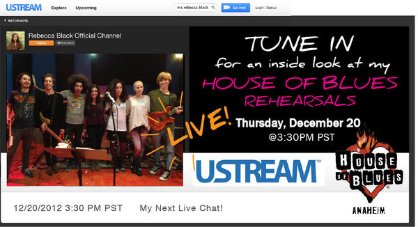 MsRebeccaBlack's tweet image. :D