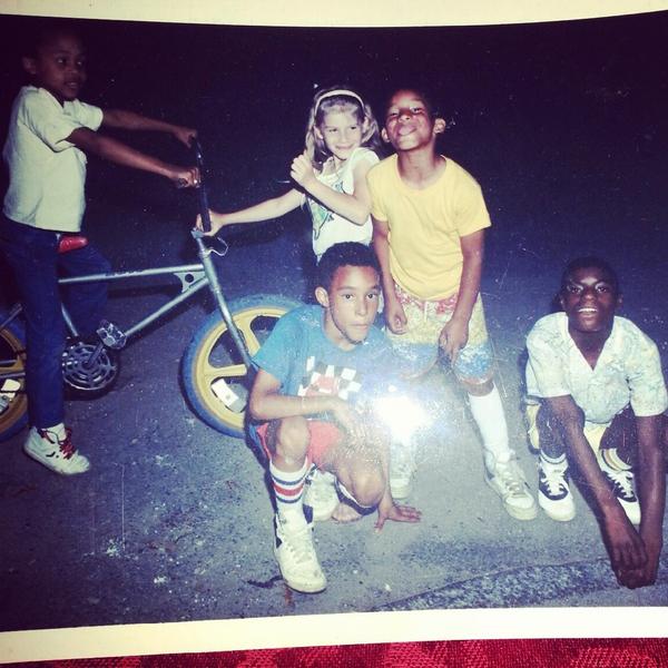 Me, my brother, and my cousins chilling! #retro