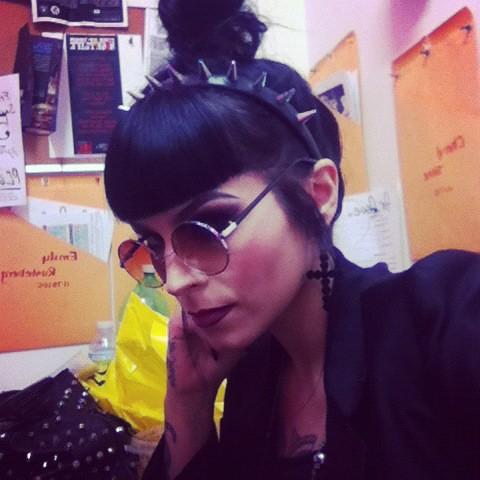In love with round glasses these days...