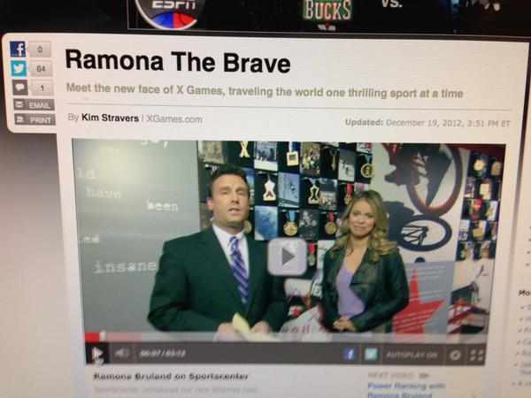 PatDimon's tweet photo. Plums Ramona scores the ultimate gig! X games host! Congrats! #stoked @RamonaBruland @plumtv @PlumAspen http://t.co/XLX95lod