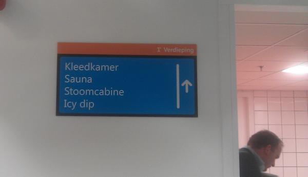 Having the #icebath recovery room named after the IcyDip at the Dutch Olympic Training Facility is a proud moment!