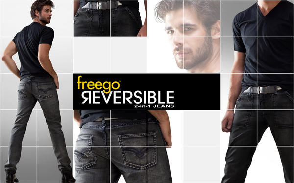 reversible jeans mens