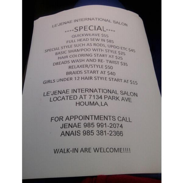 Nee_Cee91's tweet photo. "@RellieRell85: DREADS,QUICKWEAVE,SEW IN,BRAIDS N ETC.....CHECK OUT THE SPECIAL @Nee_Cee91 http://t.co/ViYaBW5l"
