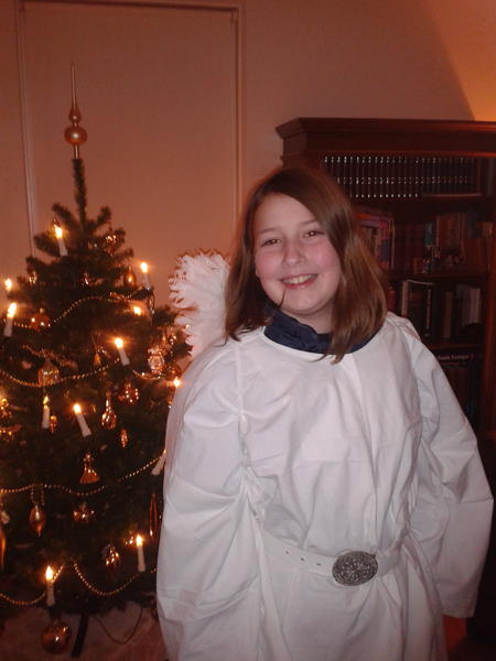 Onze engel is er klaar voor. #kerstvieringstroomdalkampen:-)