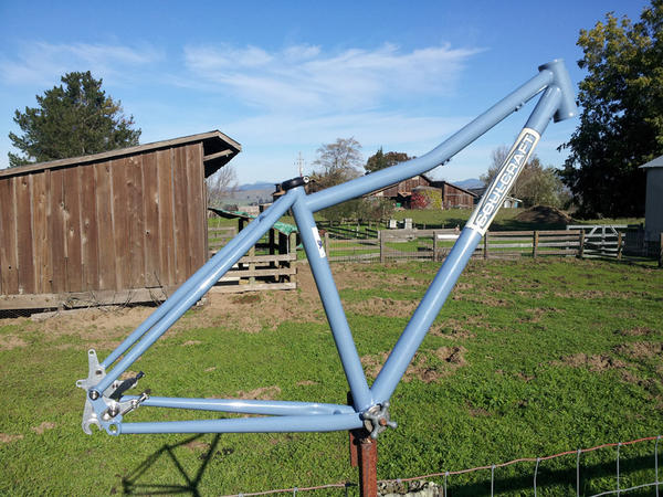 SoulcraftBikes's tweet image. Holy Roller Singlespeed, Periwinkle w/ Superdust 2, Portland, OR #holyroller #29er #bicycleframes #singlespeed