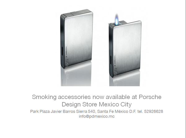 PorscheDesignMx's tweet photo. SMOKING ACCESORIES NOW AVAILABLE! http://t.co/4bkBpc7b