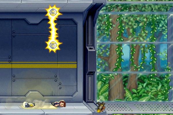 Pizza9b's tweet photo. I just flew 285m in a totally crazy game of Jetpack Joyride on iPhone. Bam! http://t.co/FarCgqDi http://t.co/pK4jBr24