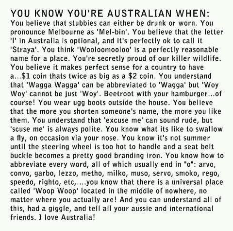 Hallie3000's tweet photo. Gotta love this! #beinganaussie #aussiewayoflife This will be me soon ;)
#youknowyouareaustralianwhen ..... http://t.co/4F8aXyEB