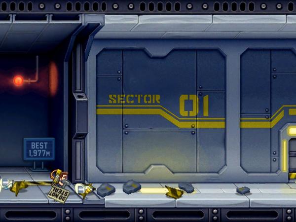 I just flew 154m in an action packed game of Jetpack Joyride on iPad. Any challengers? bit.ly/rKuWqK