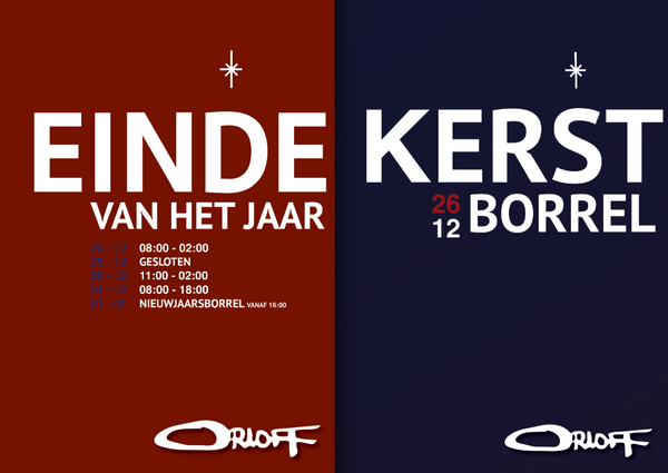 2e Kerstdag HitjesKerstBorrel bij Orloff!