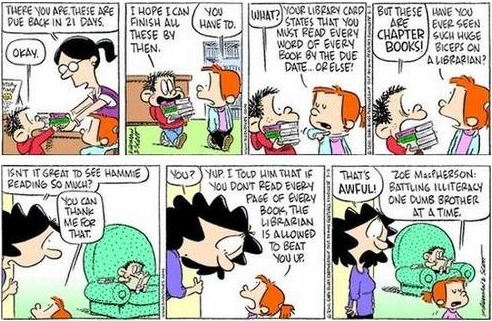 Har du verkligen läst allt det finstilta i bibliotekets låneregler?