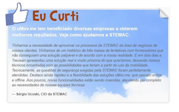umovme_br's tweet image. eu curti #umovme Stemac