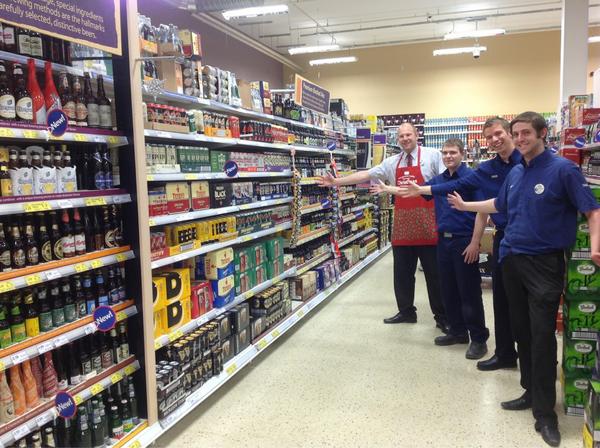 @arnielkp <a href="/jonny_mcq/">Jonny_mcq</a> 
Proud  of  the beer isle at 6pm in Brockworth . Well done lads ,great job .