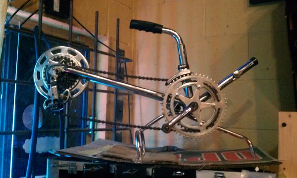 abettercycle's tweet photo. Let me introduce you to the derailleur. -Clinton http://t.co/h0ocIvuT