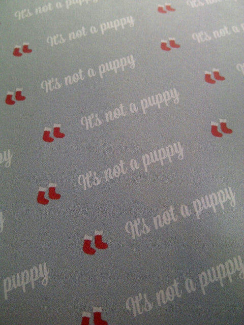 I did not get you a puppy <a href="/copybeard/">J O H N N Y</a> #crappingpaper