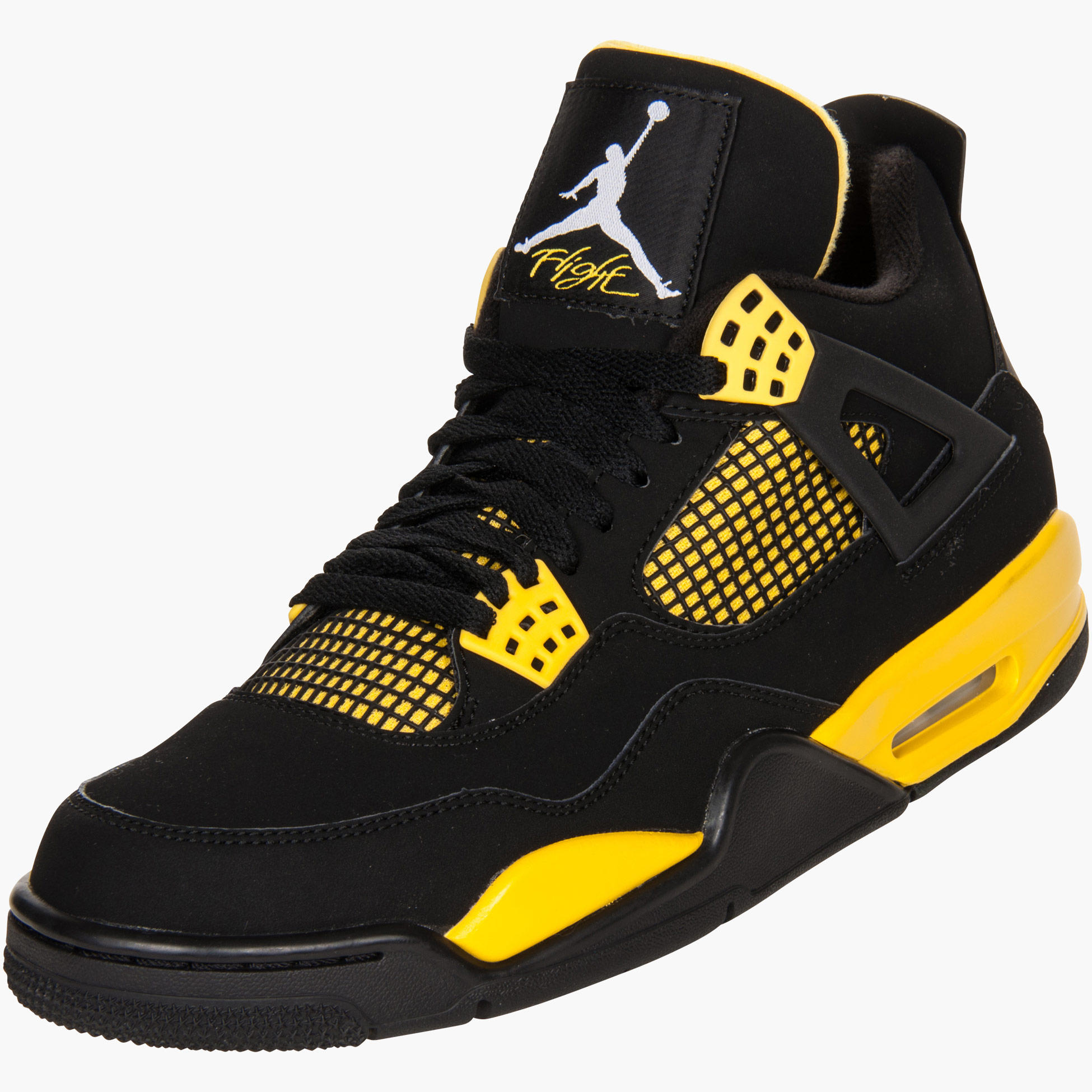 black and yellow jordan 3s