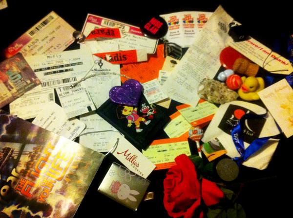 RachaelKatex's tweet image. Overflowing memory box! Time for a clear-out #tickets #receipts #stolenitems